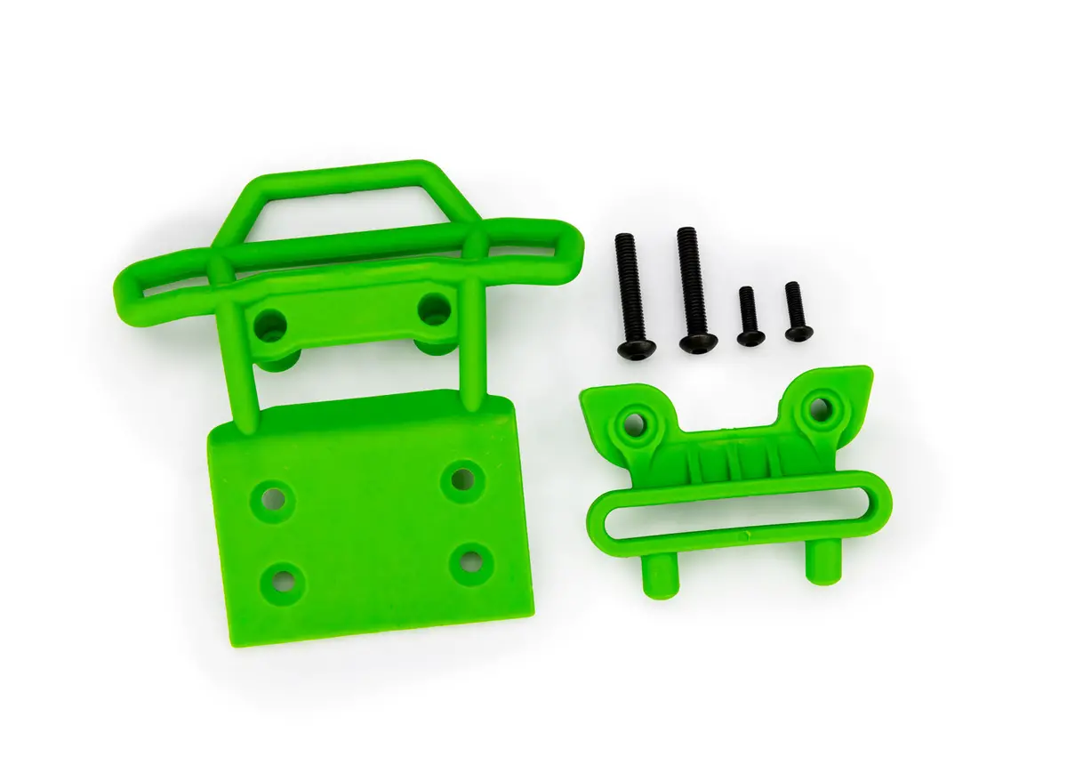 Front Bumper W/ Mount & Screws, Green 1