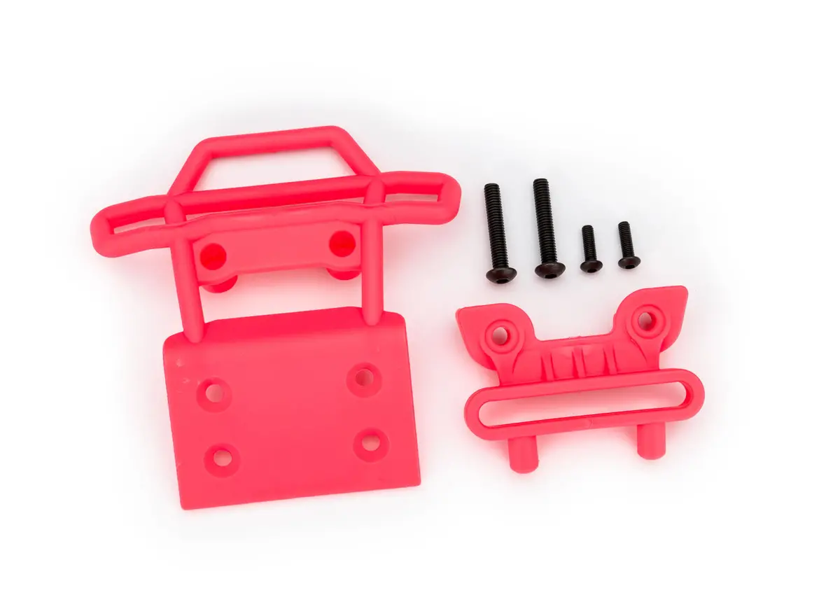 Front Bumper W/ Mount & Screws, Pink 1
