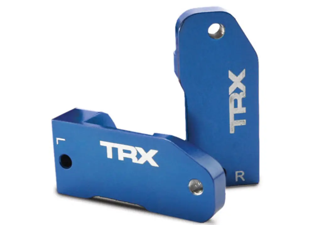 Aluminum Caster Blocks, 30-Degree, Blue 1
