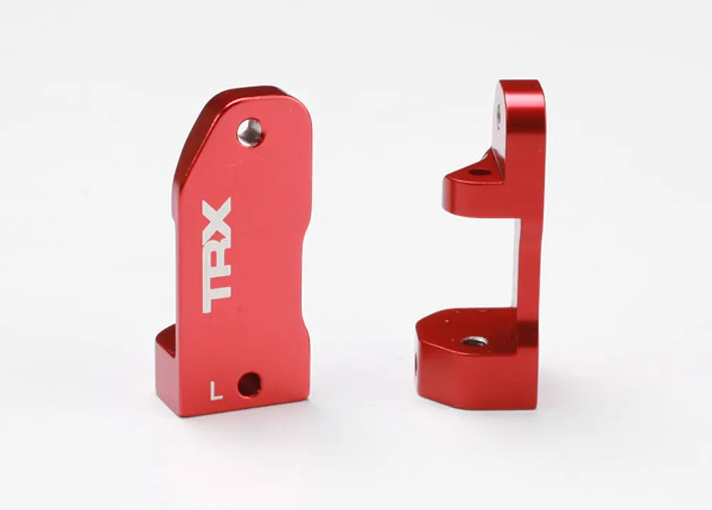 Aluminum Caster Blocks, 30-Degree, Red 1