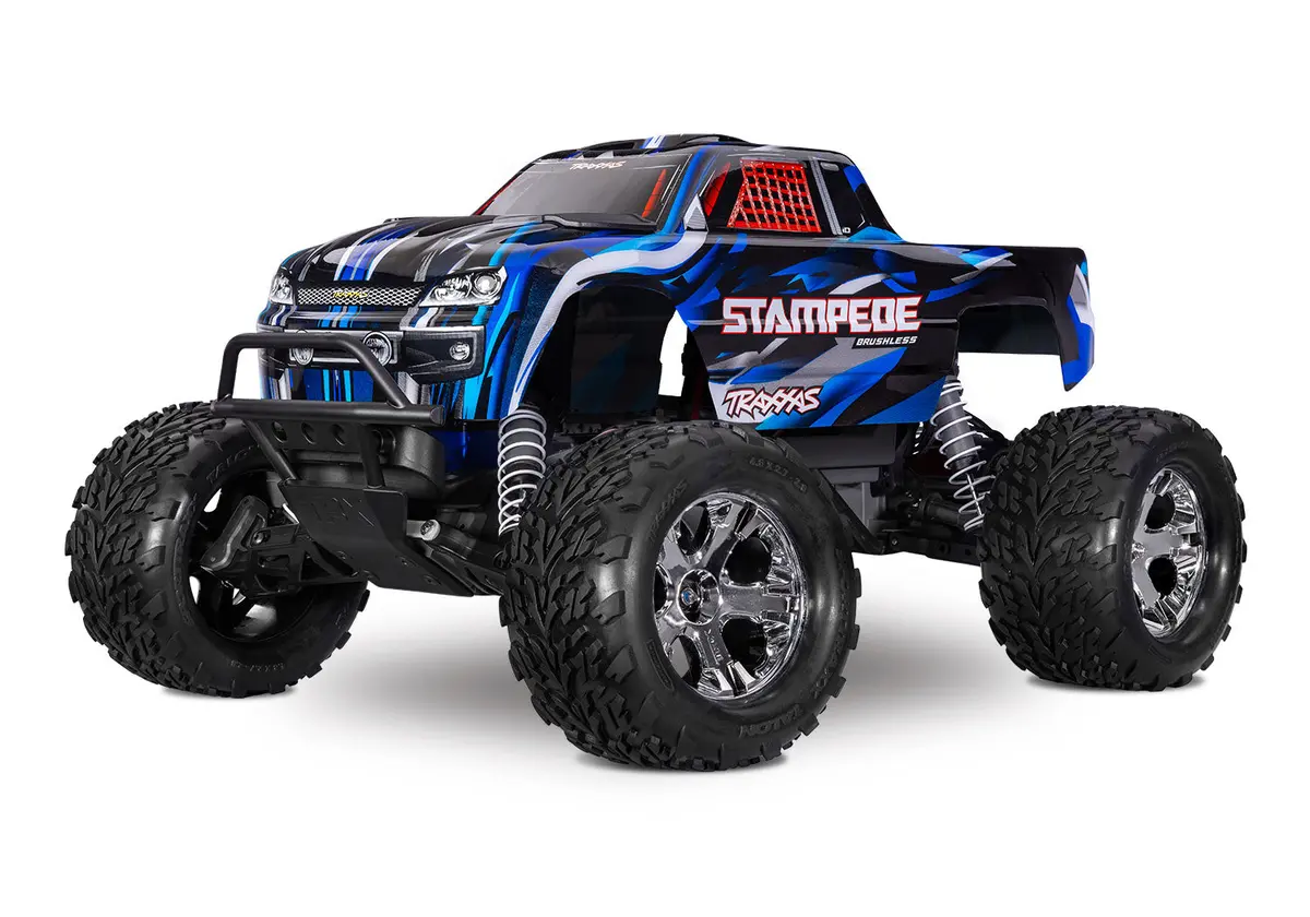 Stampede Bl-2S Hd 1/10 2Wd Monster Truck Rtr, Blue 1