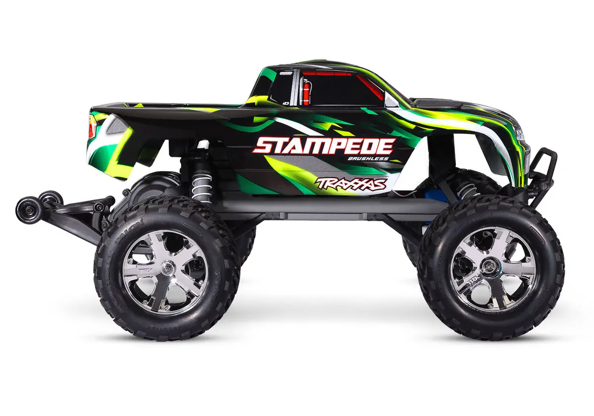 Stampede Bl-2S Hd 1/10 2Wd Monster Truck Rtr, Green 1