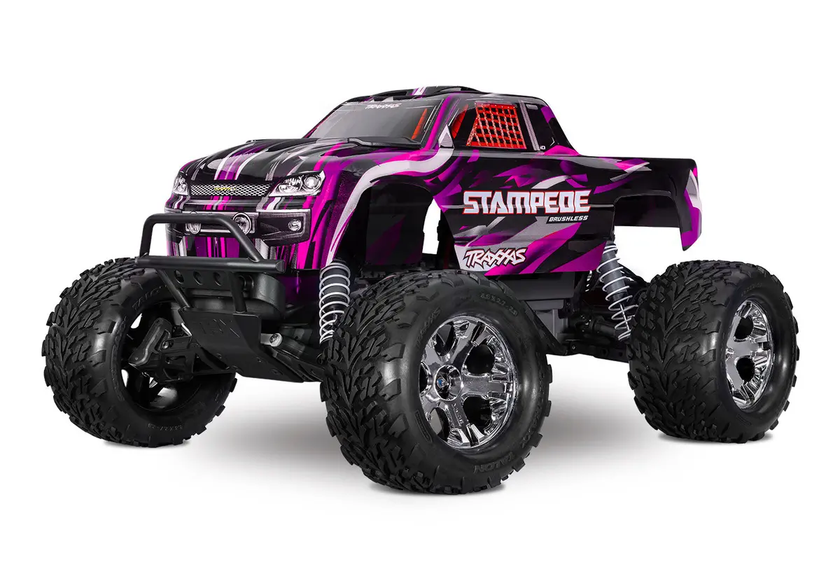 Stampede Bl-2S Hd 1/10 2Wd Monster Truck Rtr, Pink 1
