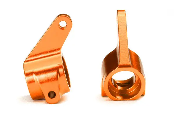 Aluminum Steering Blocks W/ Bearings, Orange 1