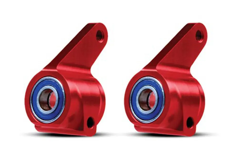 Aluminum Steering Blocks, Red 1