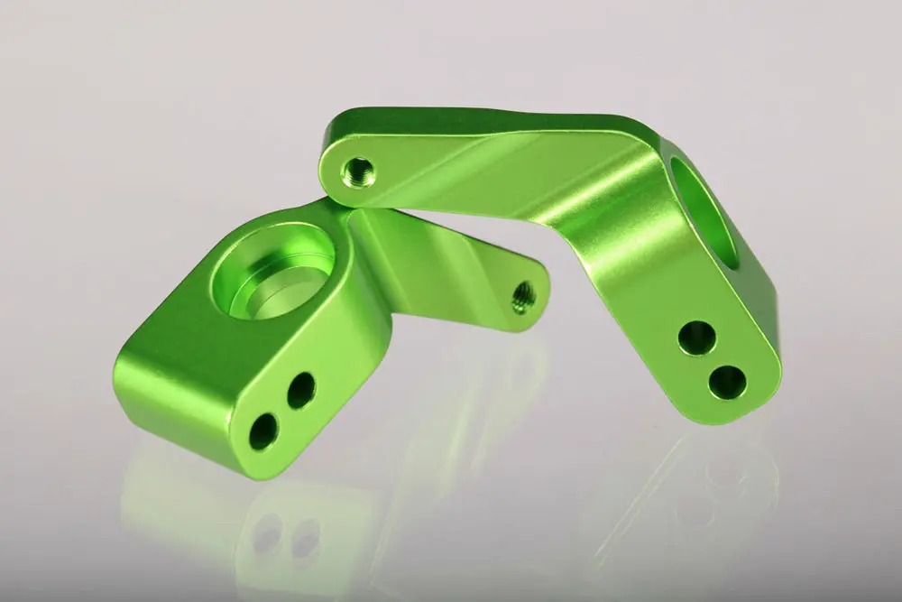 Aluminum Stub Axle Carriers, Green 1