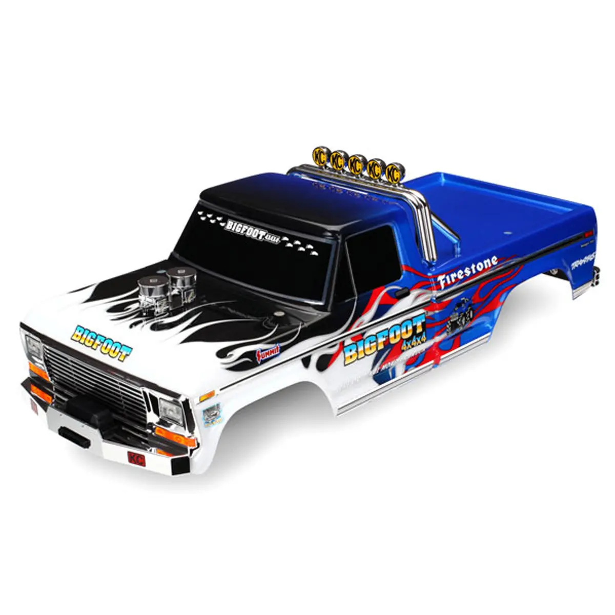 Bigfoot No.1 1/10 Body, Flames &Decals 1
