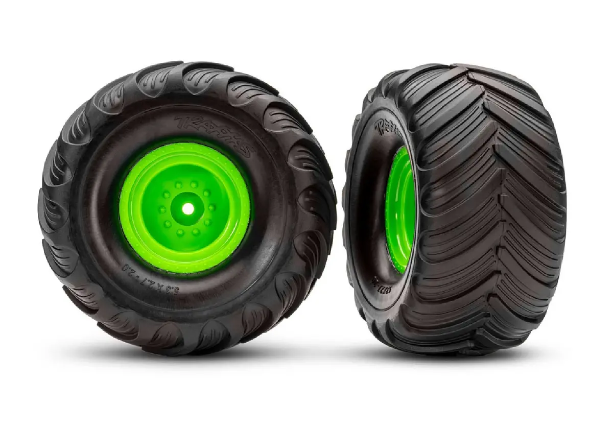 Terra Groove Dp Tires & Green Wheels 1