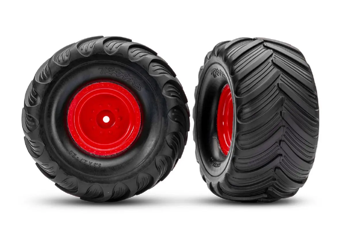 Terra Groove Dp Tires & Red Wheels 1