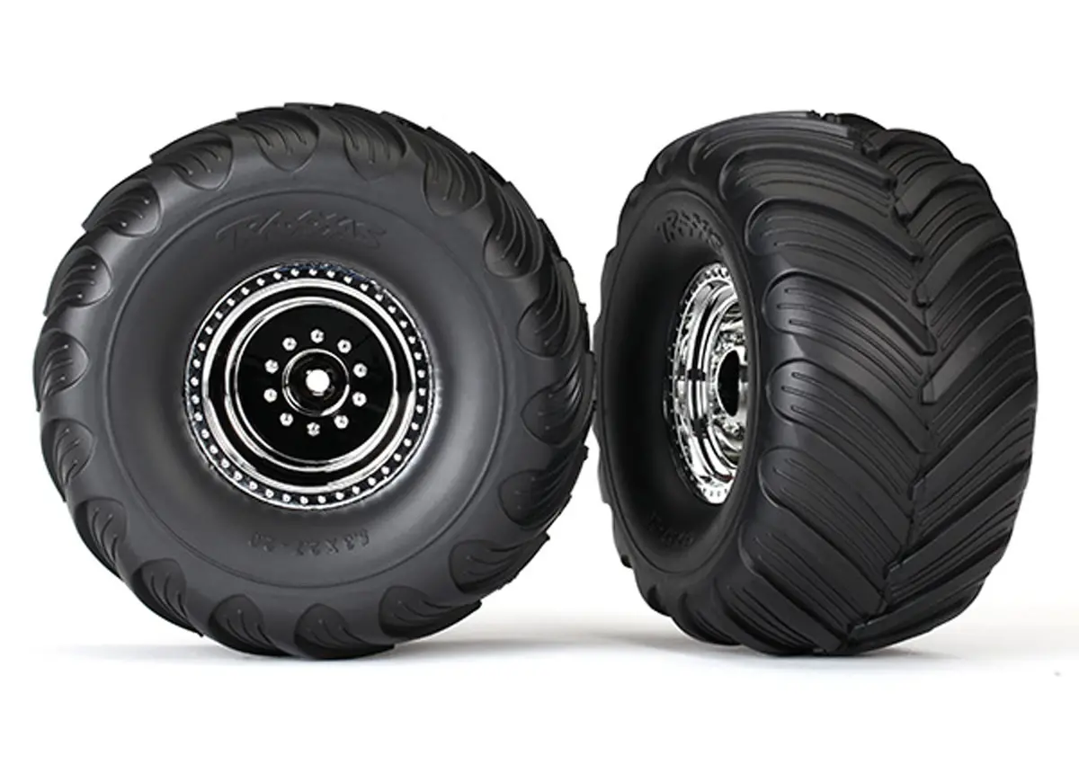 Terra Groove Dual Profile Tires & Wheels, Chrome 1