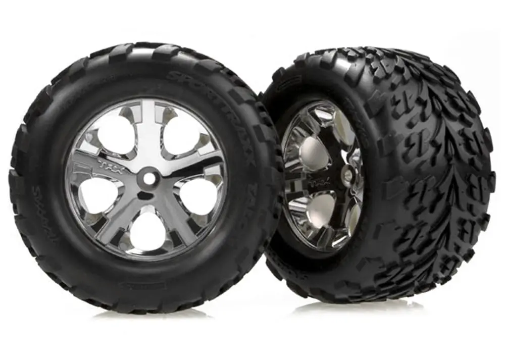 Talon Tires, All-Star 2.8" Wheels, Chrome 1