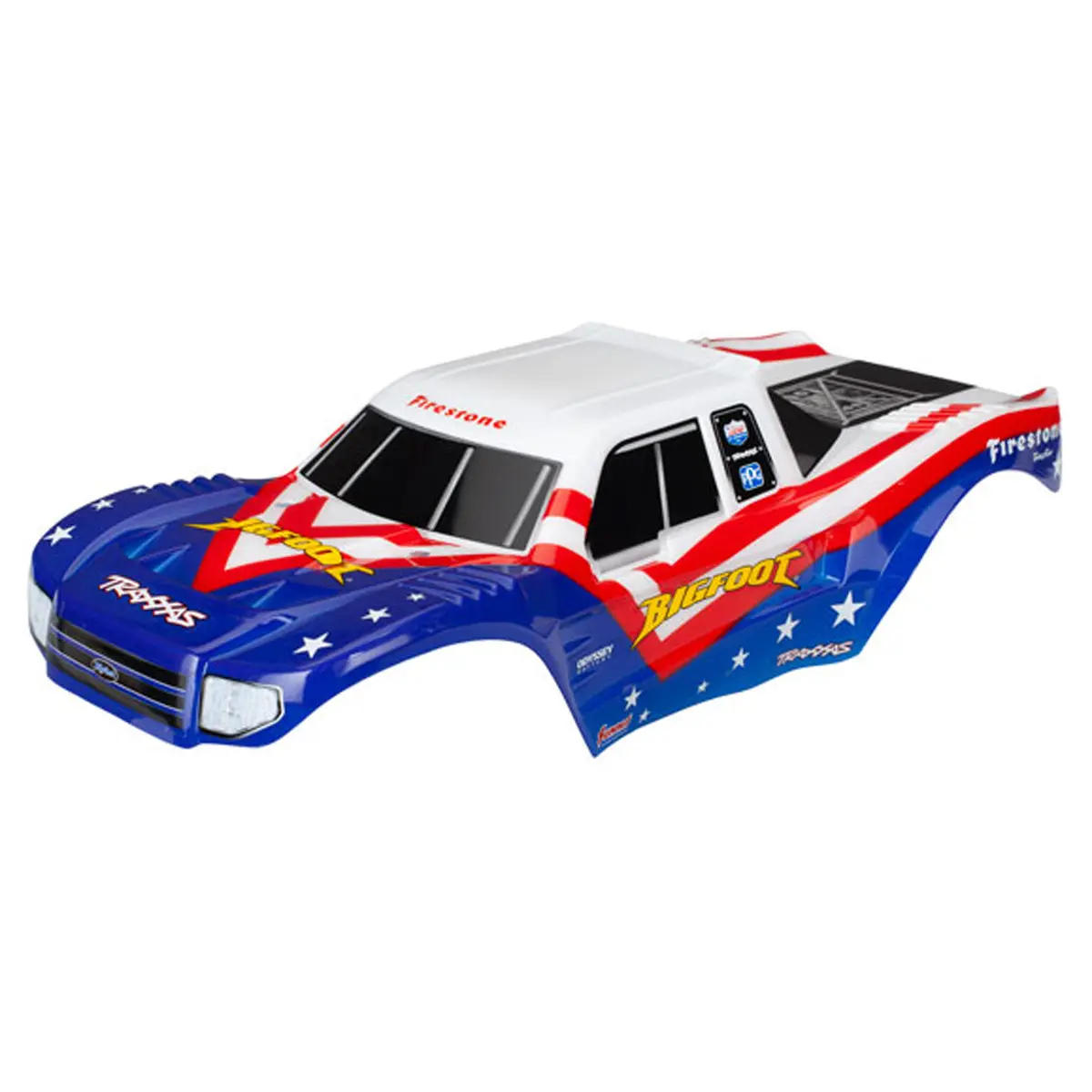 Bigfoot Body, Painted, Red, White & Blue 1