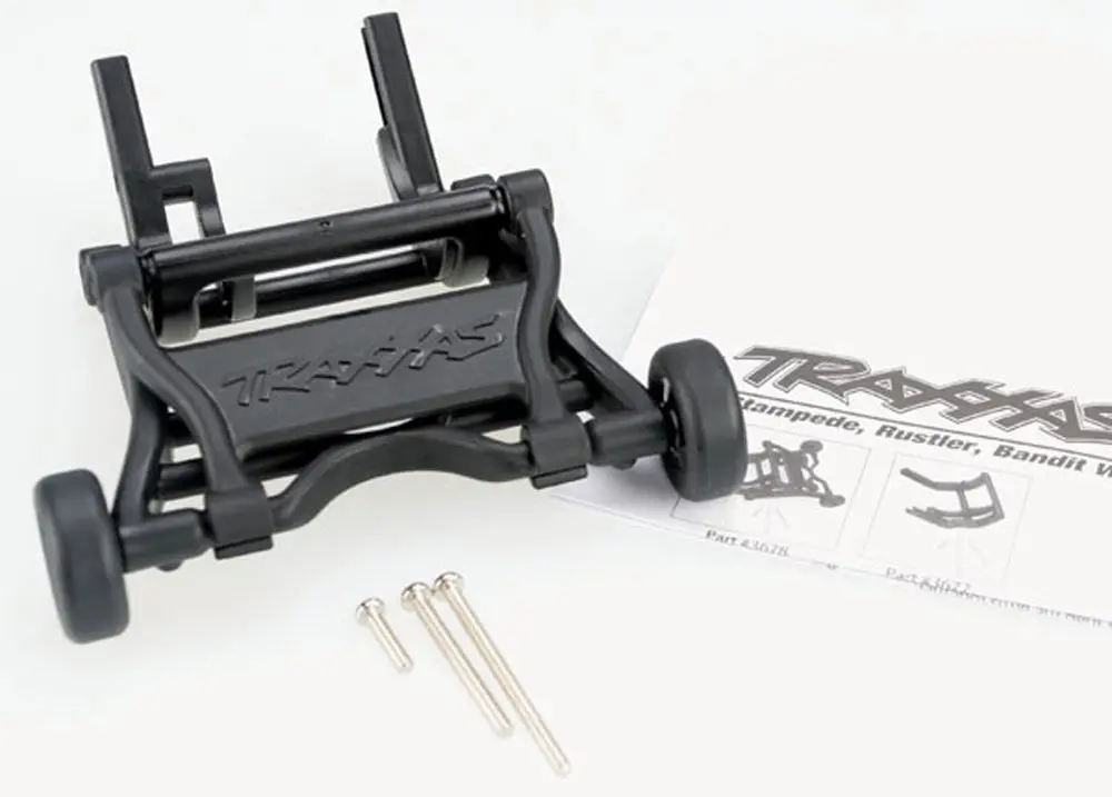 Wheelie Bar, Assembled, Black 1