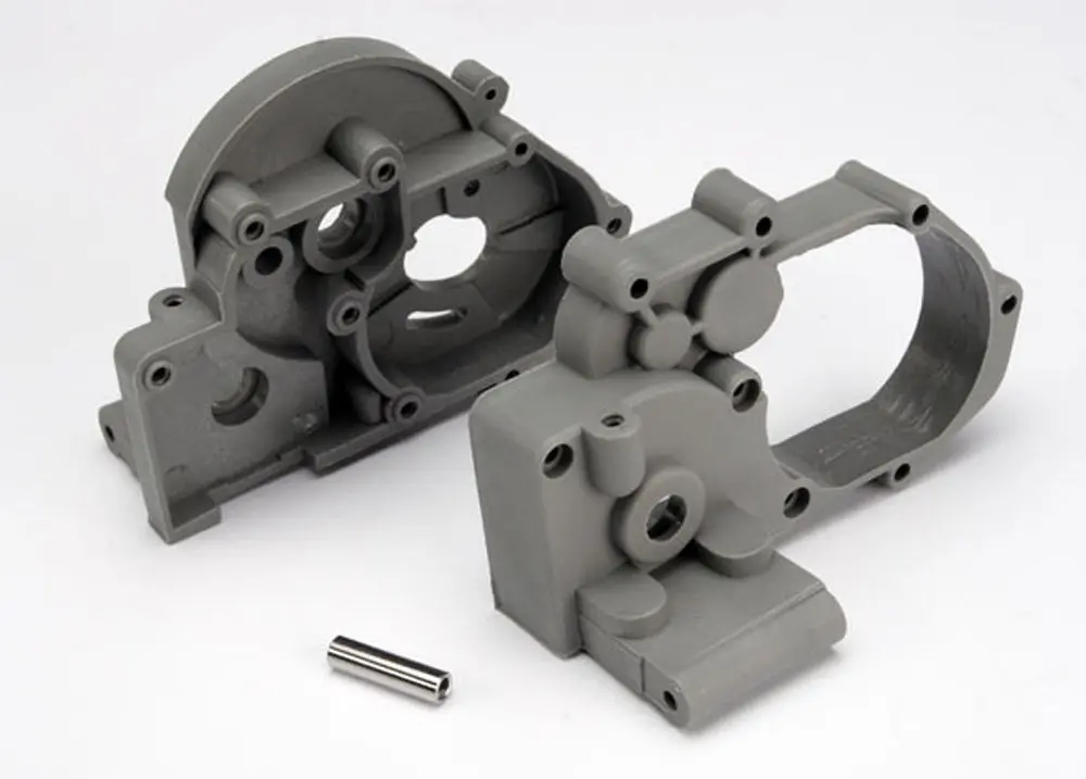 Gearbox Halves & Idler Gear Shaft, Grey 1
