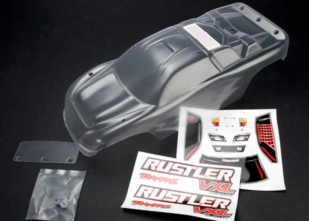 Rustler Vxl Body, Clear 1