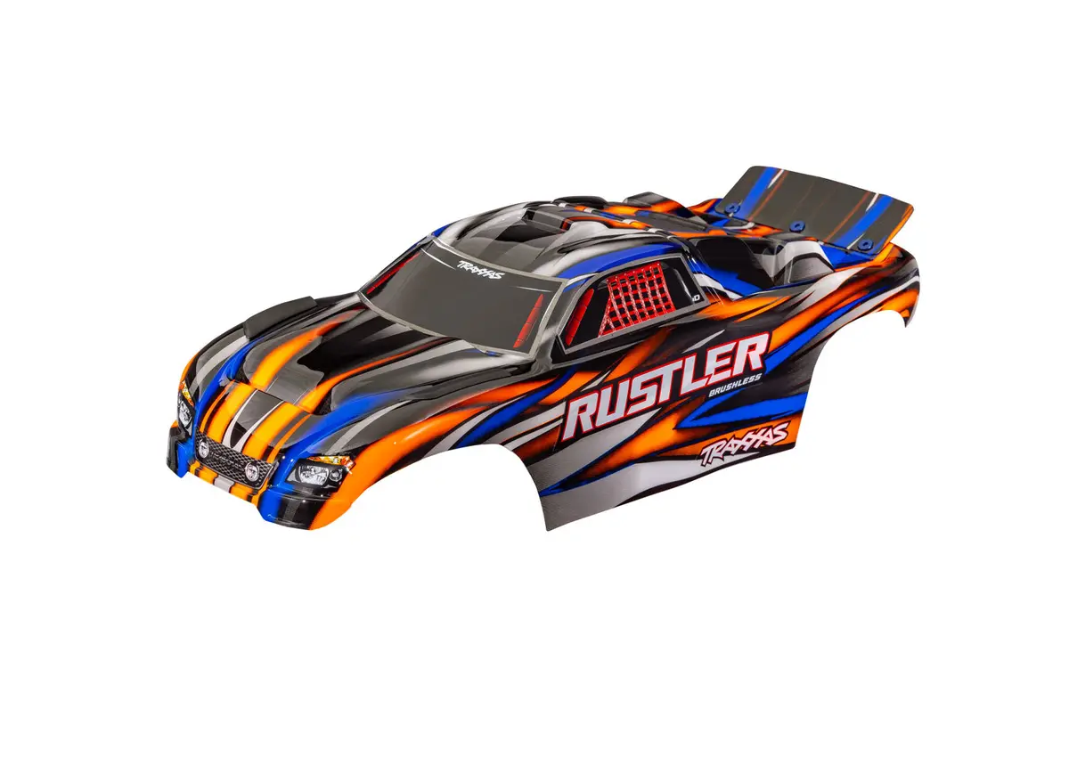 Rustler Body, Orange 1