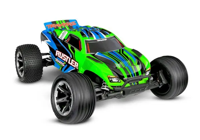 Rustler Hd 1/10 2Wd Stadium Truck Rtr, Combo, Green 1