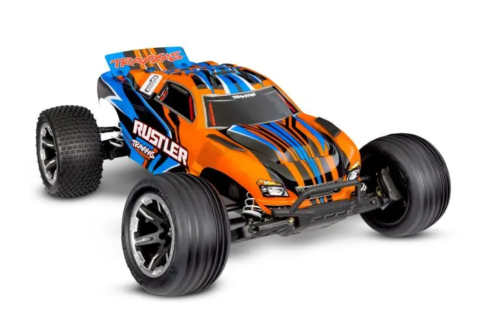 Rustler Hd 1/10 2Wd Stadium Truck Rtr, Combo, Orange 1