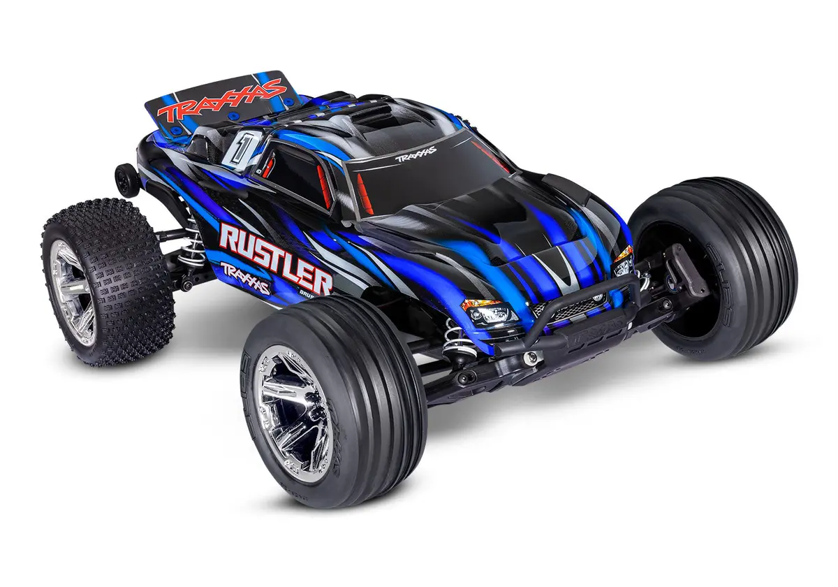 Rustler Bl-2S Hd 1/10 2Wd Stadium Truck Rtr, Blue 1