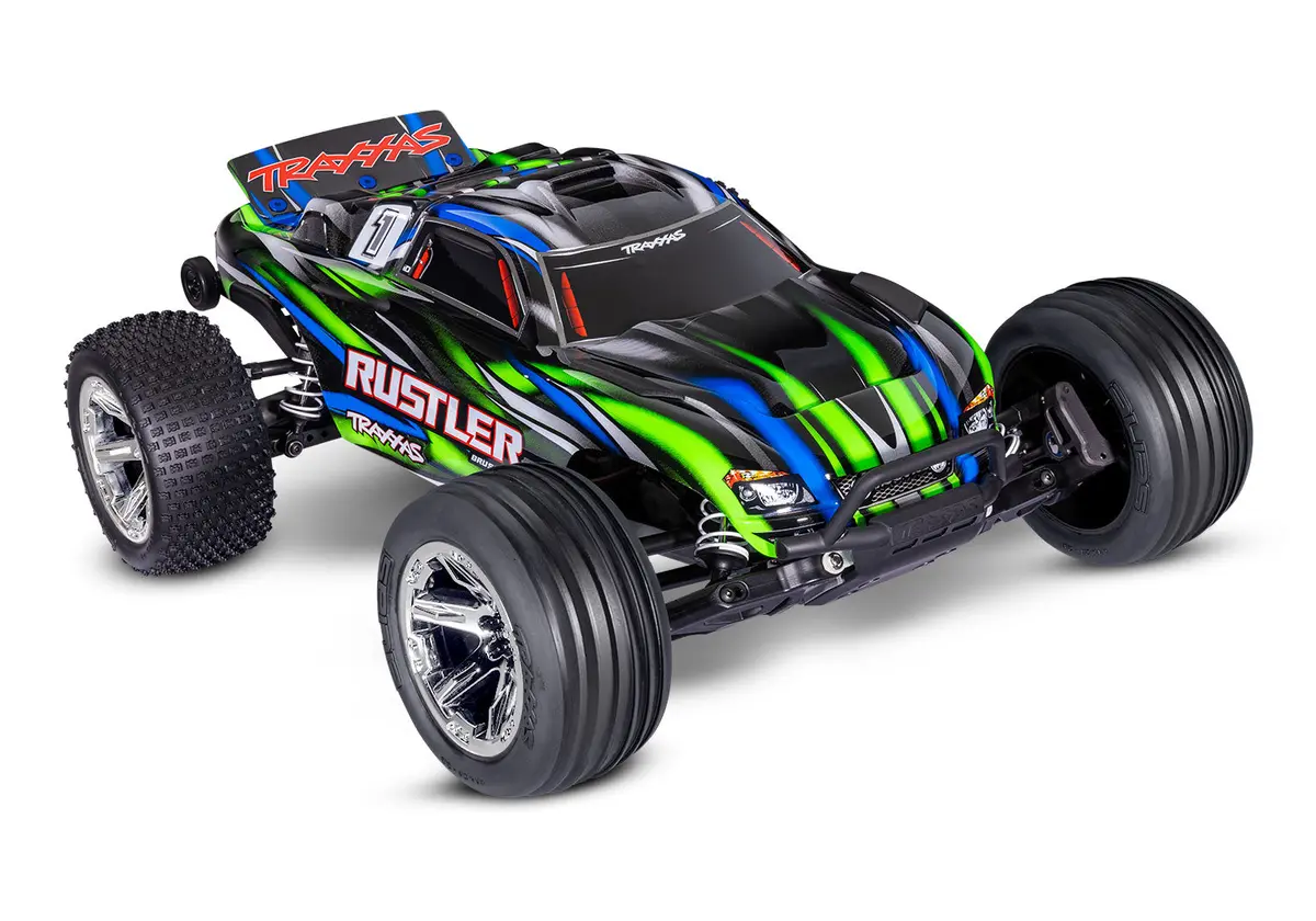 Rustler Bl-2S Hd 1/10 2Wd Stadium Truck Rtr, Green 1