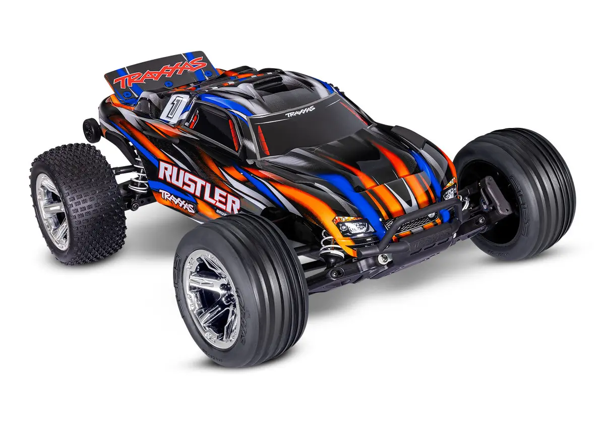 Rustler Bl-2S Hd 1/10 2Wd Stadium Truck Rtr, Orange 1