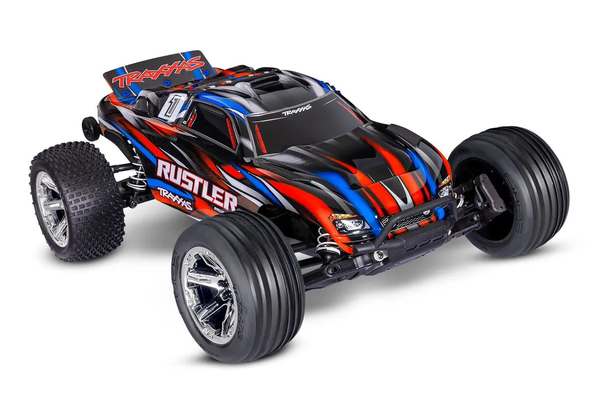 Rustler Bl-2S Hd 1/10 2Wd Stadium Truck Rtr, Red 1