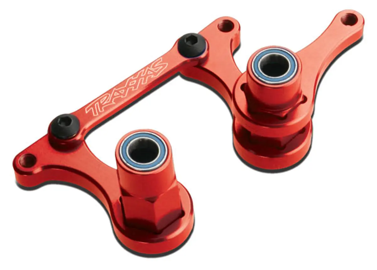 Aluminum Steering Bellcranks, Drag Link, Red 1
