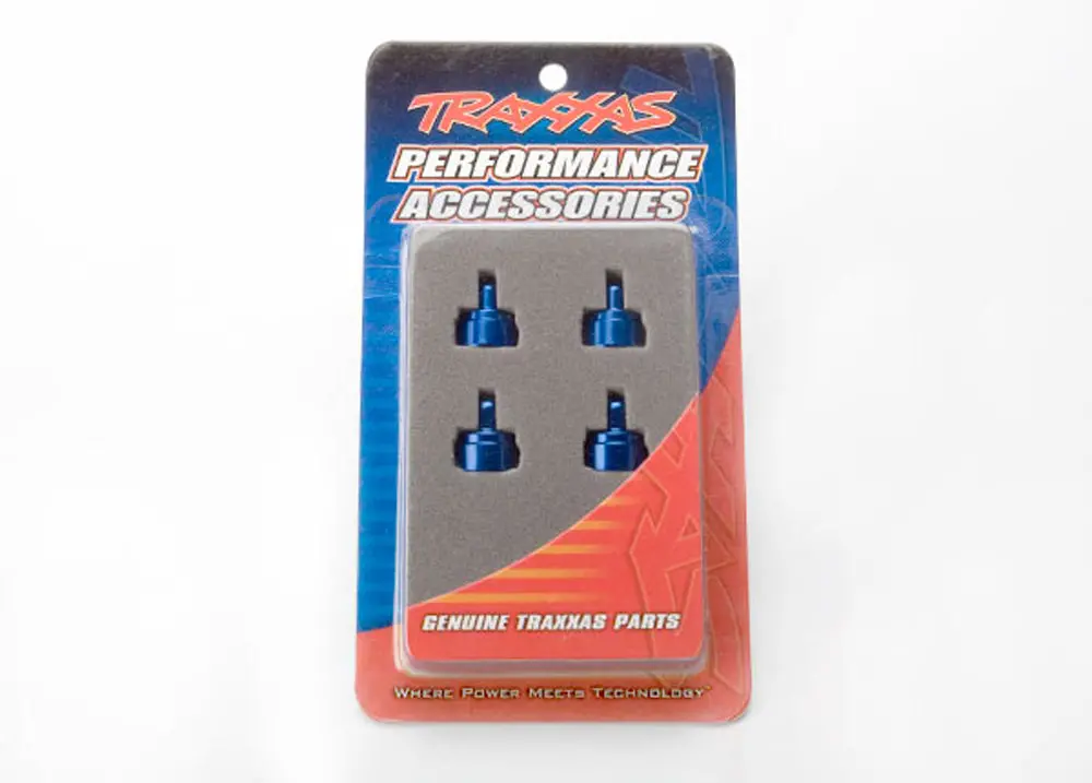 Aluminum Ultra Shock Caps, Blue 1