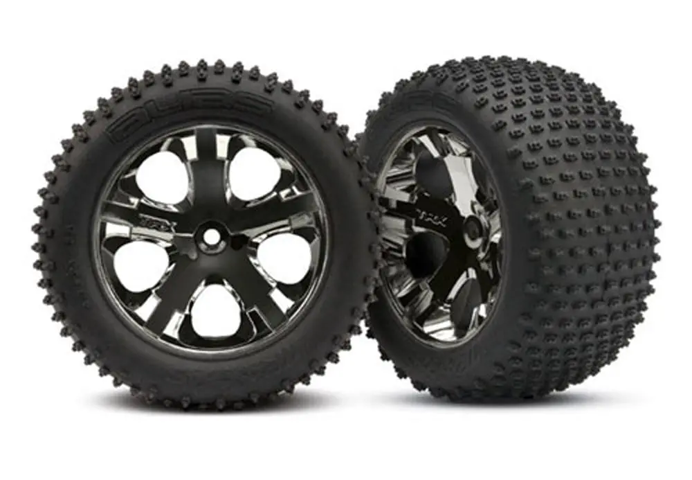 Alias Tires, 2.8" All-Star Wheels, Blk Chrome, Rear 1