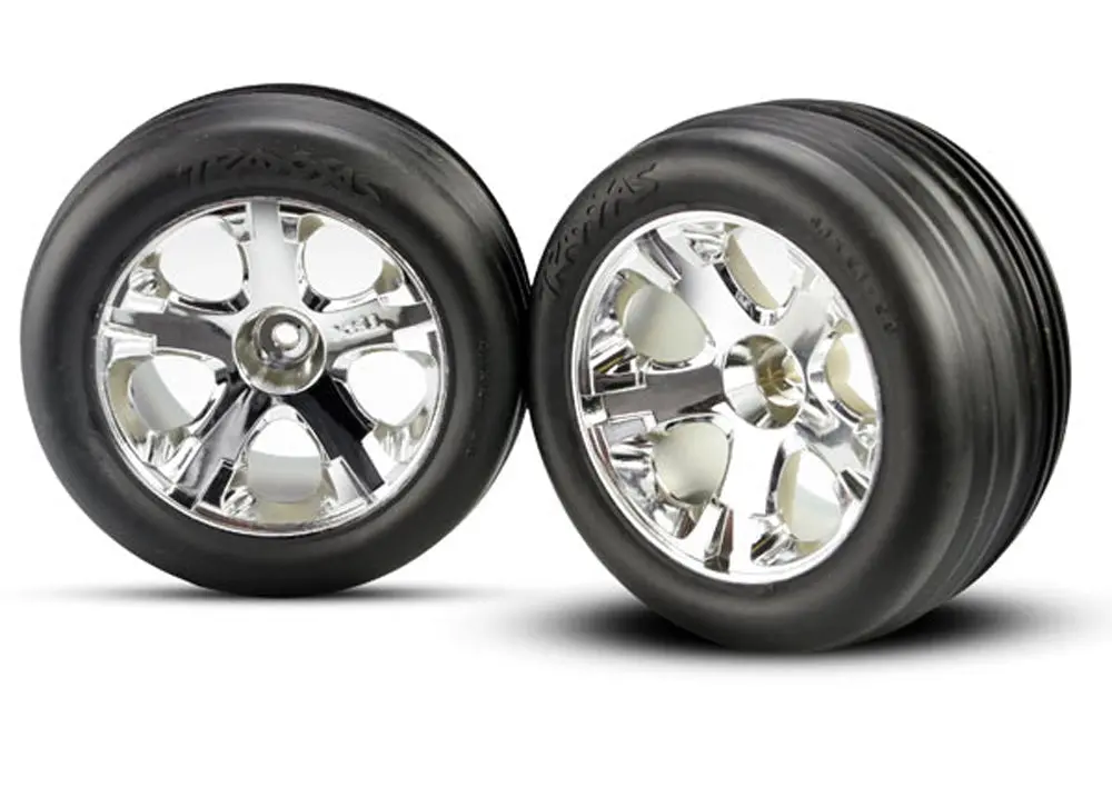 Alias Tires, All-Star Wheels, Chrome, Front 1