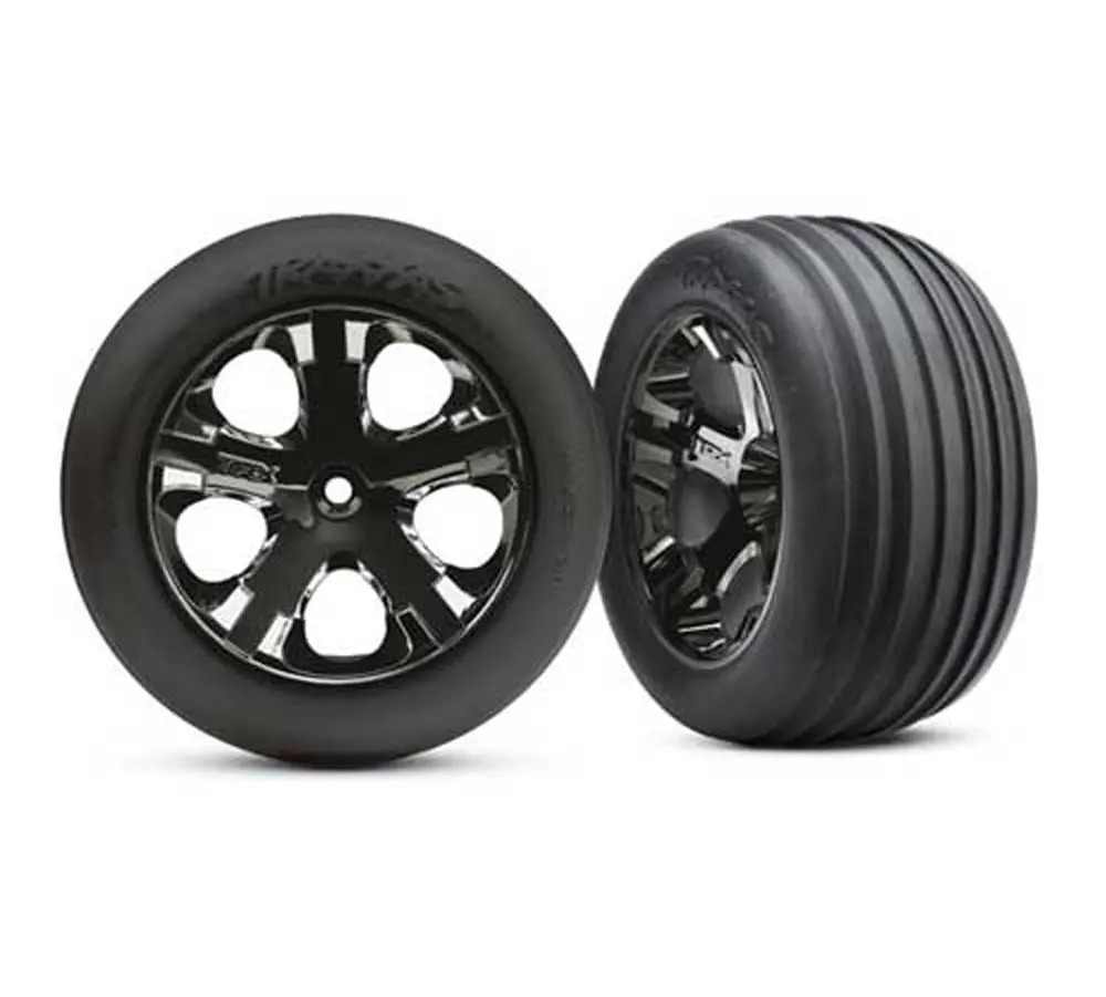 Alias Tires, All-Star Wheels, Blk Chrome, Front 1