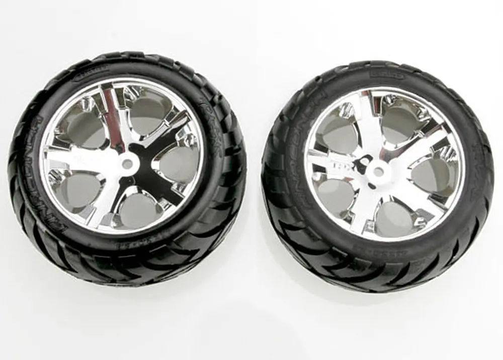 Anaconda Tires, All-Star Wheels, Chrome, Rear 1