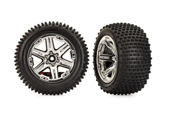 Alias Tires & Rxt Chrome Wheels W/ Foam Inserts (2) 1