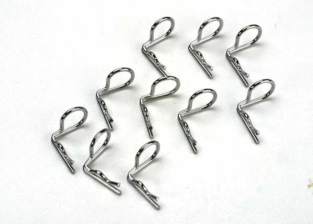 Angled Body Clips, 90-Degree, Silver 1
