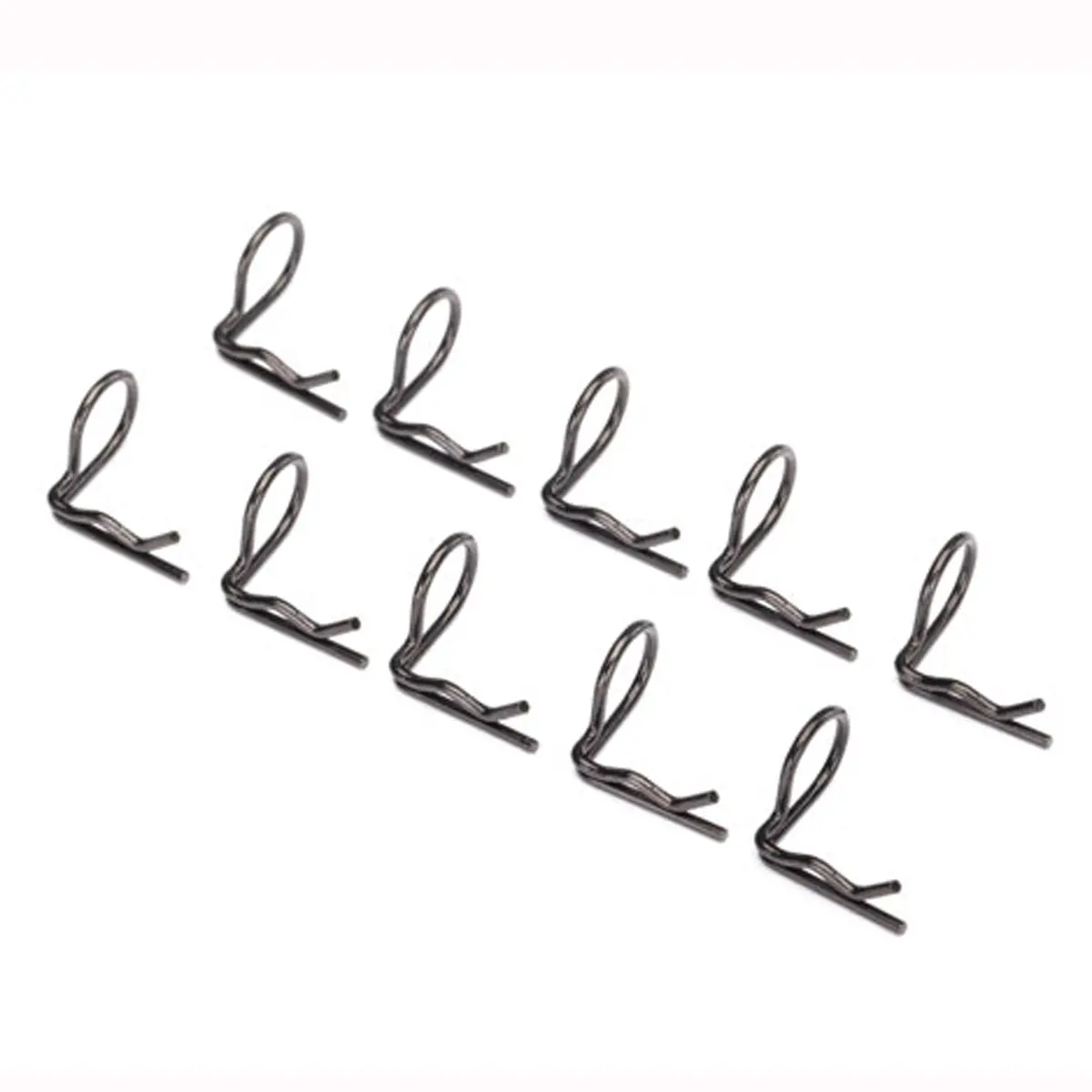 Angled Body Clips, 90-Degree, Black 1