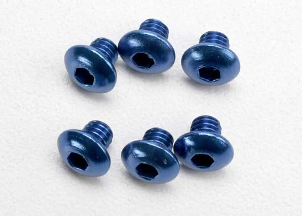 Aluminum Button Head Screw 4X4, Blue 1