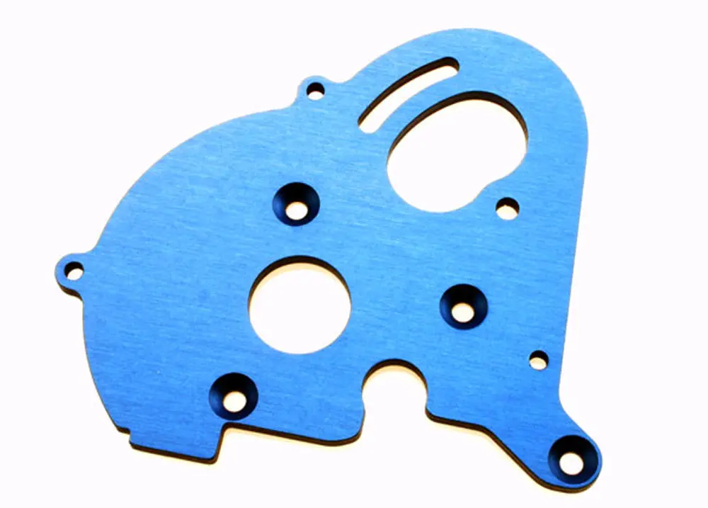 Aluminum Single Motor Plate, Blue 1