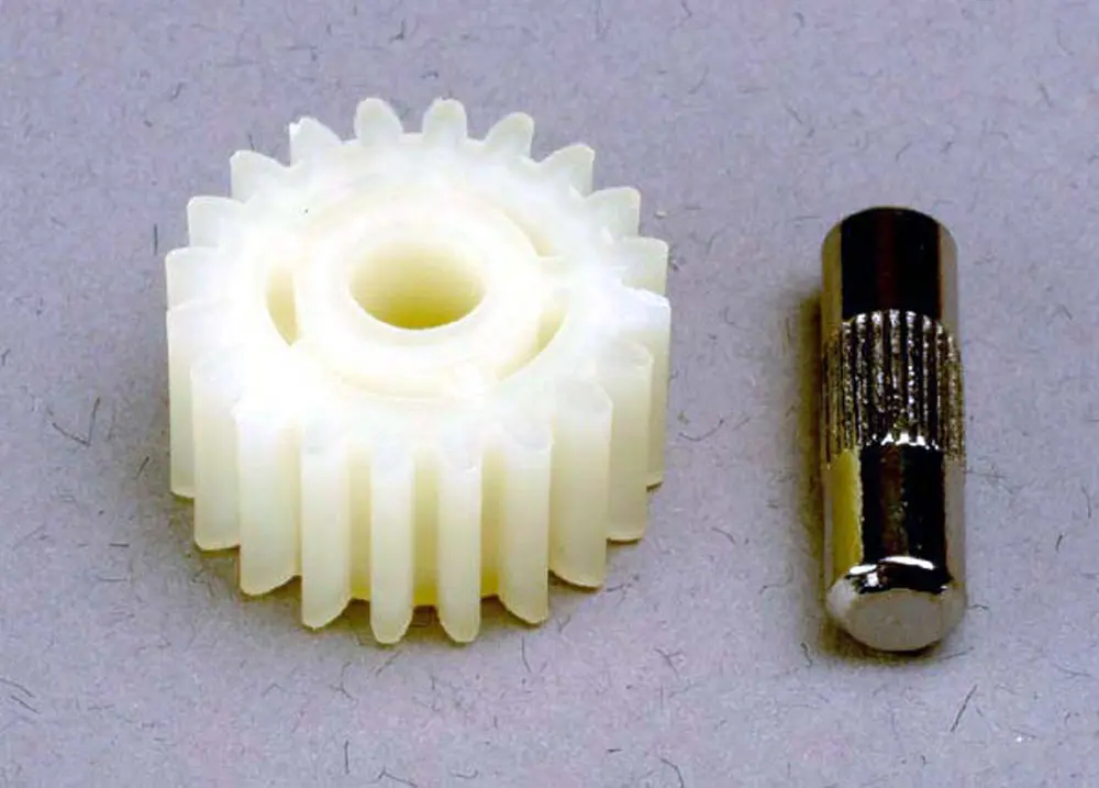 Idler Gear, 20T & Shaft, Nitro Rustler 1