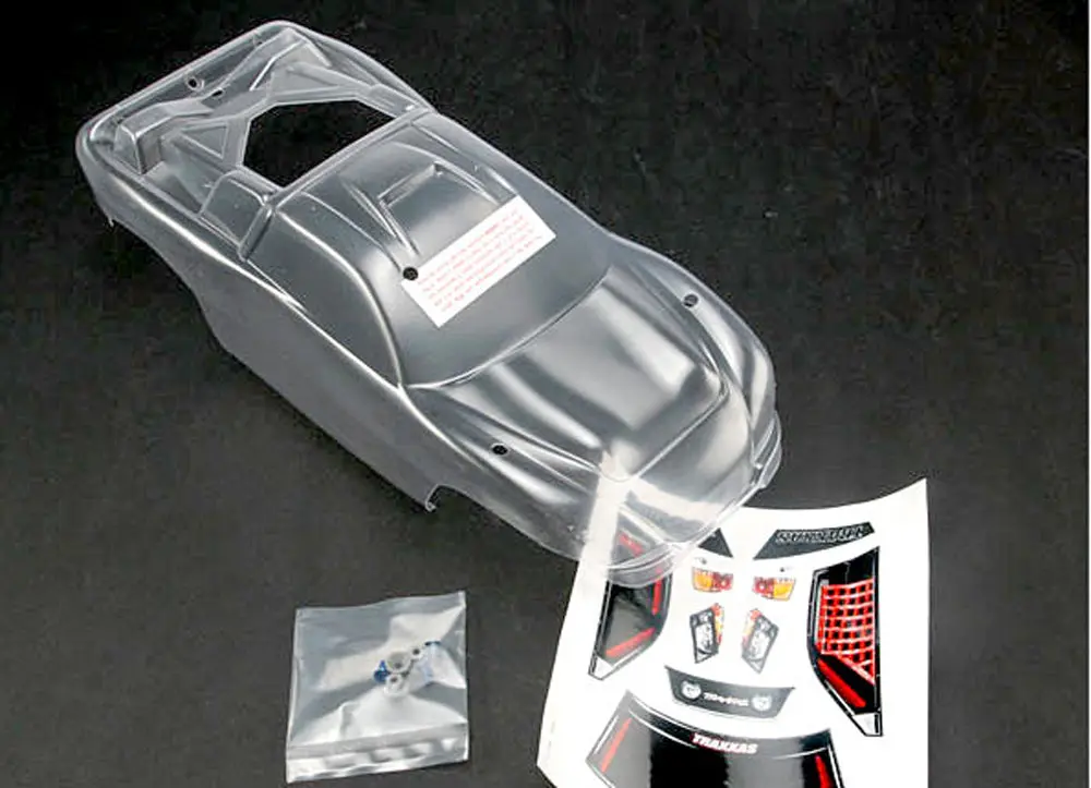 Nitro Rustler Pre-Cut Body, Clear 1