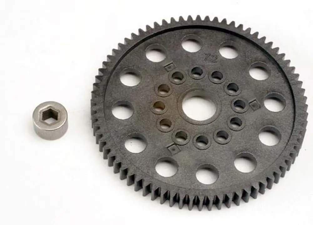 Spur Gear, M0.8, 32P, 72T, Nitro 1