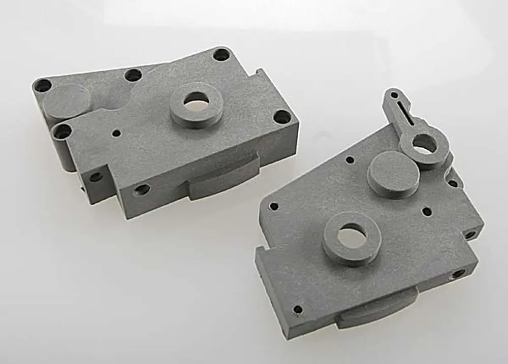Left & Right Gearbox Halves, Grey, Nitro 1