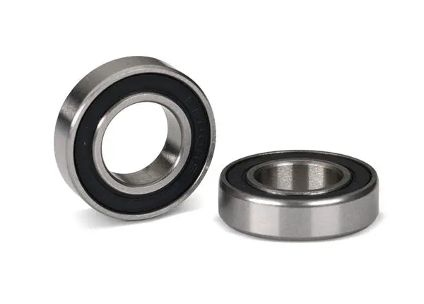 Ball Bearings, Black Rubber Sealed, 10X19x5mm (2) 1