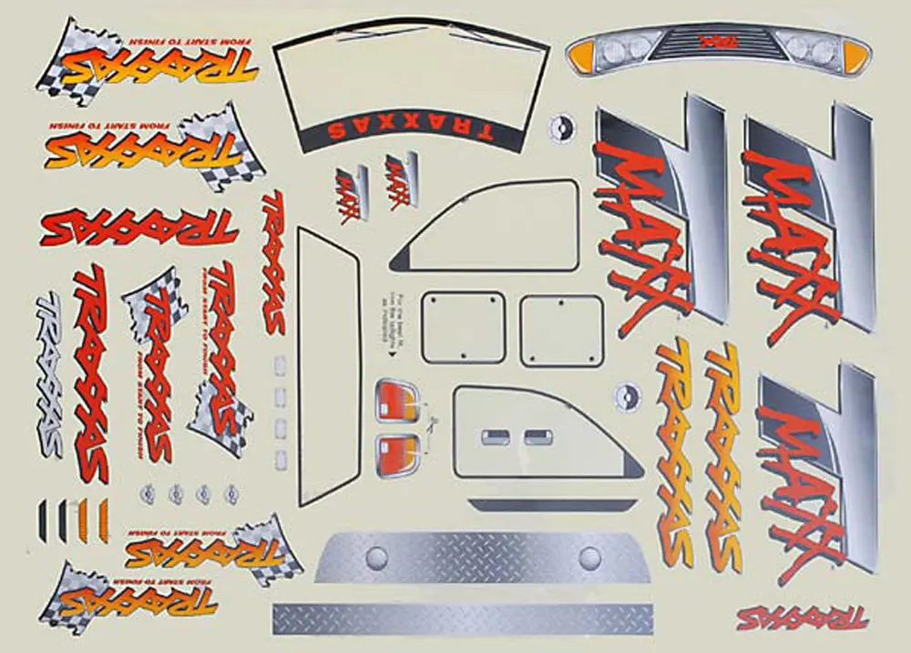 T-Maxx Body Decal Sheet 1