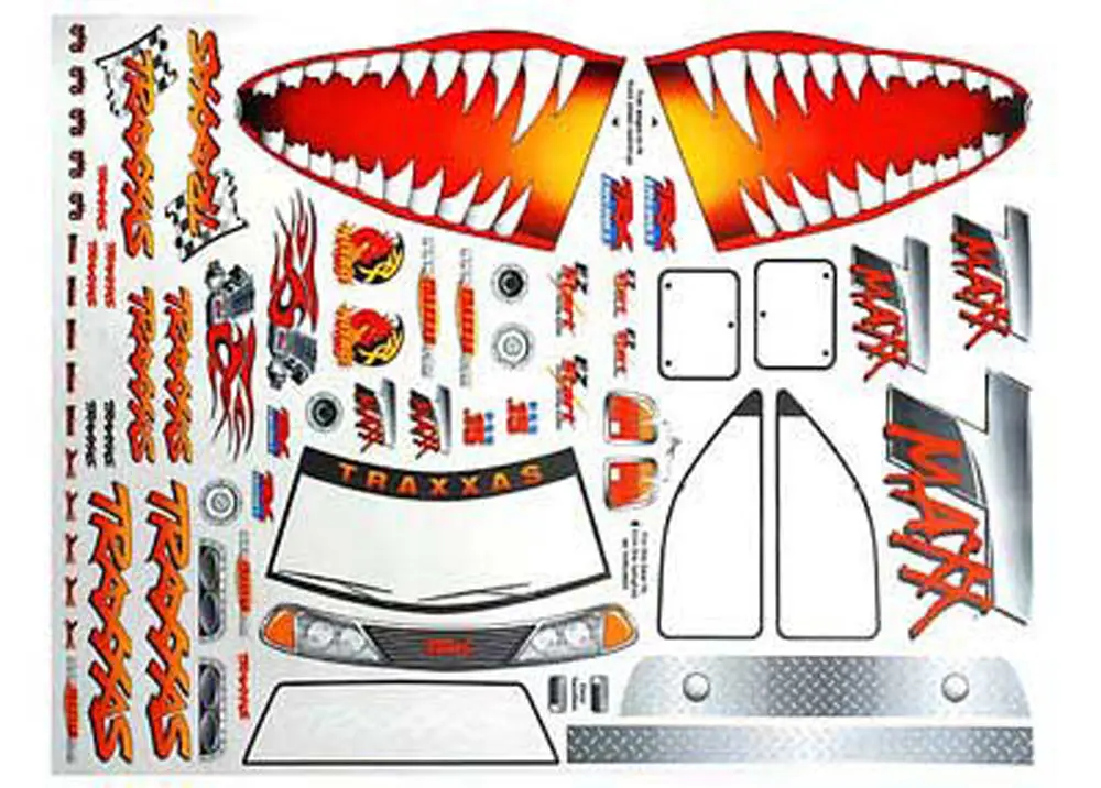 Jaws T-Maxx Decal Sheet 1