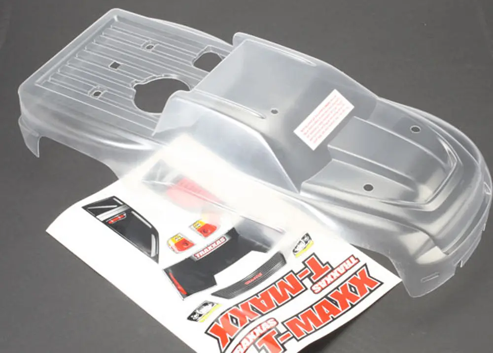 T-Maxx 3.3 Pre-Cut Body, Clear 1