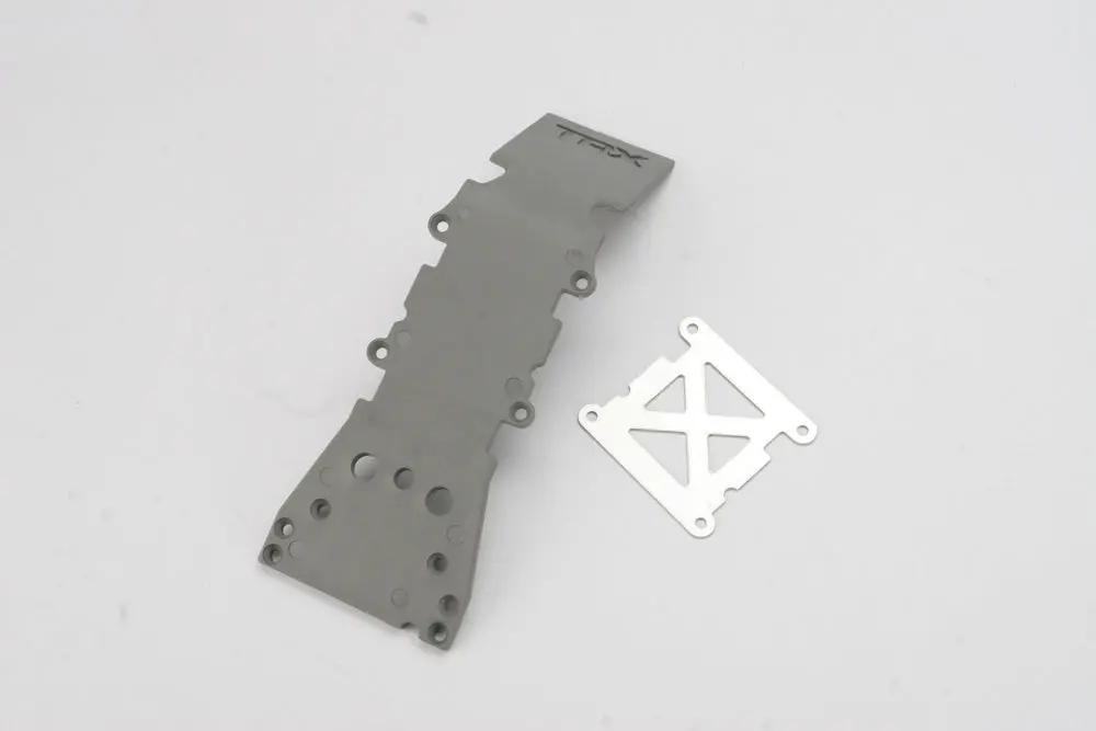 Front Skid Plate, Grey & Plate 1
