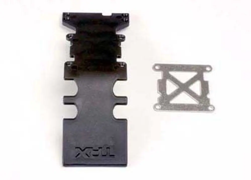 Rear Skid Plate, Plastic, Black 1