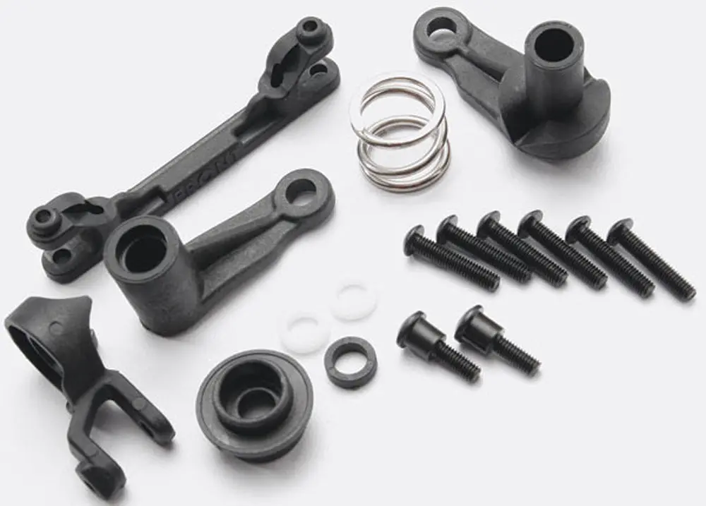 Steering Bellcranks, Servo Saver, Spring & Retainer 1