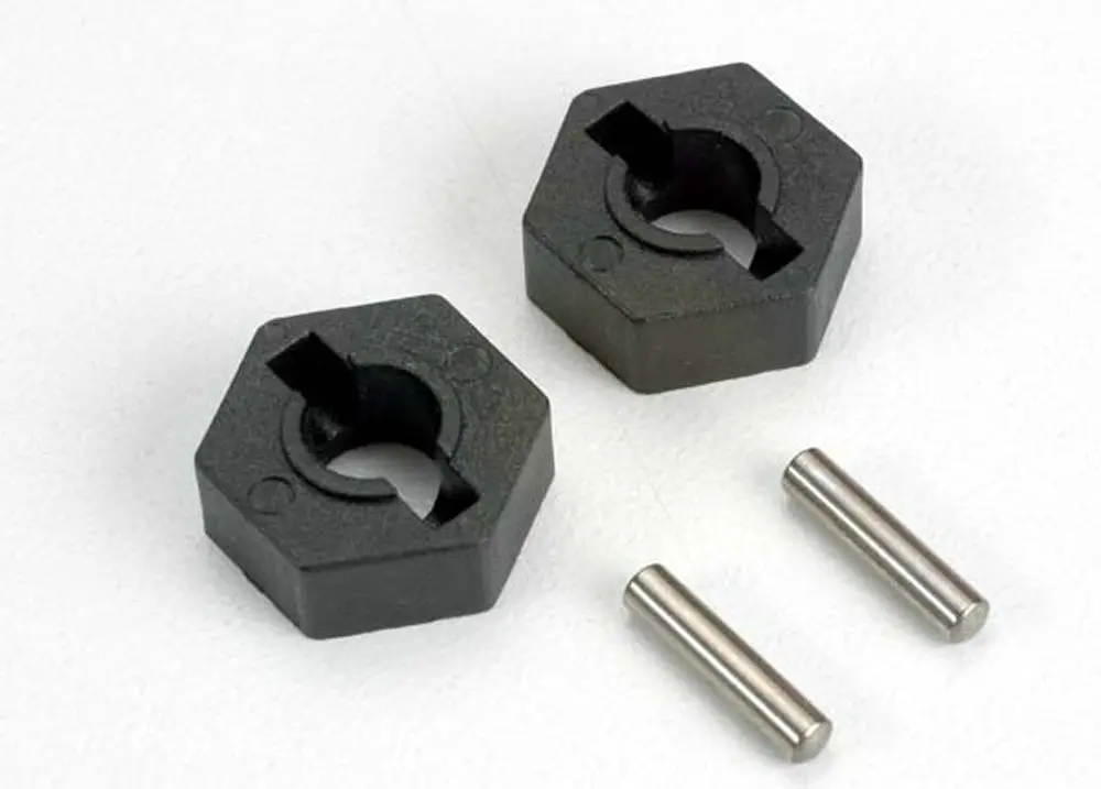 Hex 14Mm Wheel Hubs & Axle Pins 1