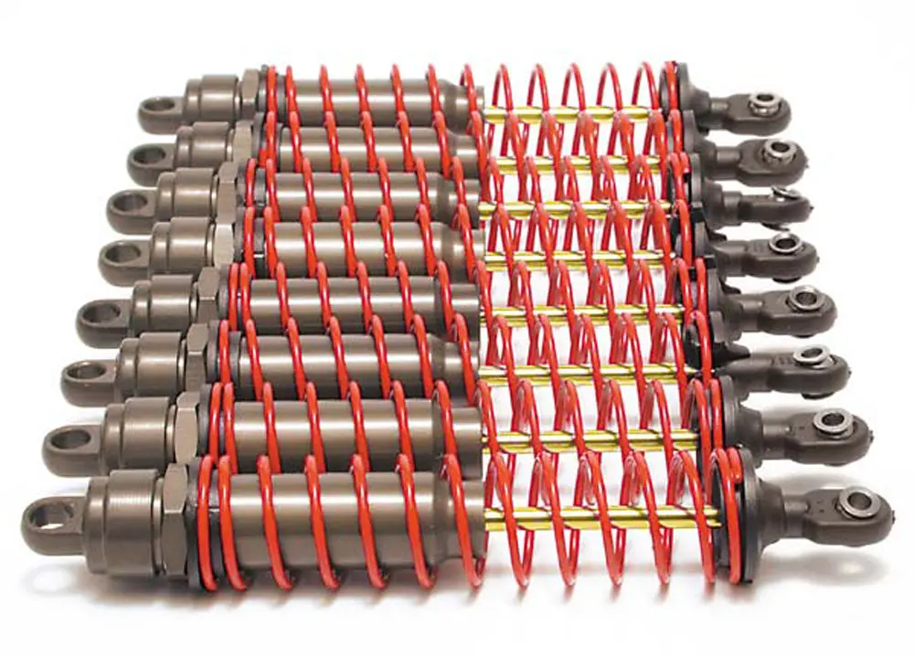 Big Bore Xx-Long Shocks & Springs, Red 1